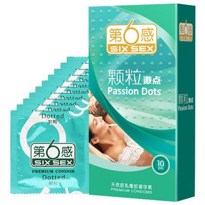 501218【避孕润滑】颗粒激点10只装 第6感（新品）